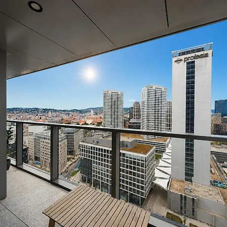 아파트 Prestige Eurovea Tower Sky Lounge 브라티슬라바